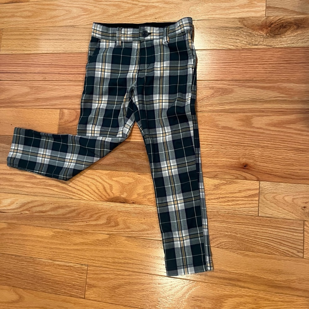 Nordstrom Pants, Size 5: plaid includes navy, forrest green, cream and yellow